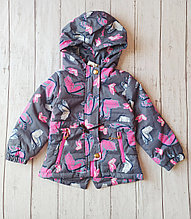Детская демисезонная куртка для девочки, на рост 86-92