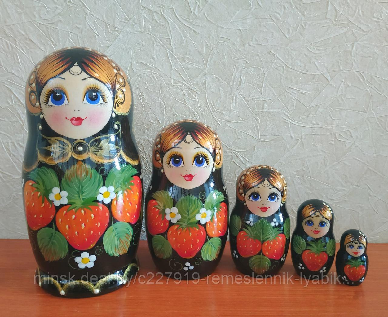 Матрёшка на 5 частей! Ручной работы!