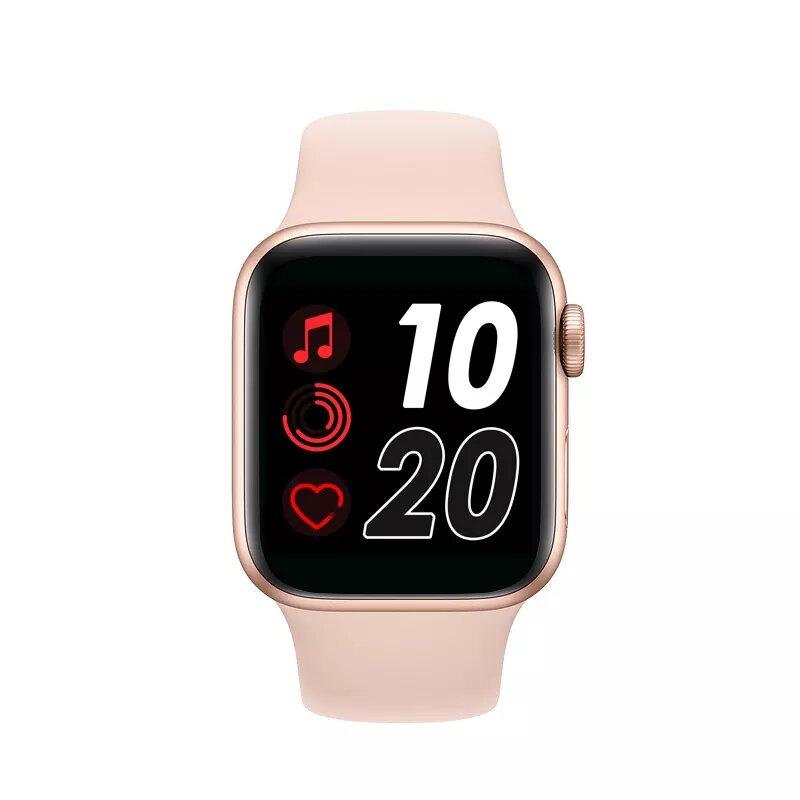 Умные часы Smart Watch T55 (розовые)
