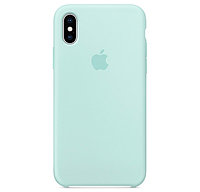 Чехол Silicone Case для Apple iPhone X Max / iPhone XS Max, #43 Aquamarine (Аквамарин)