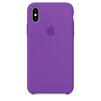 Чехол Silicone Case для Apple iPhone X Max / iPhone XS Max, #45 Brinjal (Баклажановый)