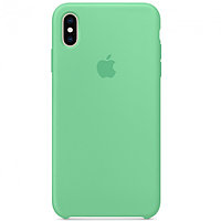 Чехол Silicone Case для Apple iPhone X Max / iPhone XS Max, #50 Spearmint (Мятный)
