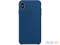 Чехол Silicone Case для Apple iPhone X Max / iPhone XS Max, #57 Midnight blue (Синяя сталь)