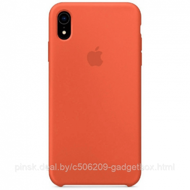 Чехол Silicone Case для Apple iPhone XR, #2 Apricot (Абрикосовый) - фото 1 - id-p146124390