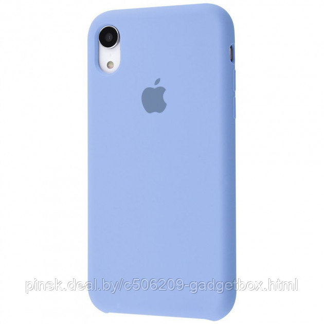 Чехол Silicone Case для Apple iPhone XR, #5 Lilac cream (Аметистовый) - фото 1 - id-p146124393