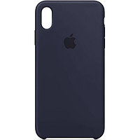 Чехол Silicone Case для Apple iPhone XR, #8 Dark blue (Темно-синий)