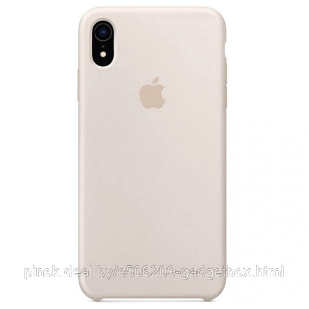 Чехол Silicone Case для Apple iPhone XR, #10 Antique white (Античный белый) - фото 1 - id-p146124398