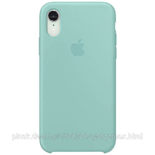 Чехол Silicone Case для Apple iPhone XR, #17 Turquoise (Бирюзовый) - фото 1 - id-p146124406