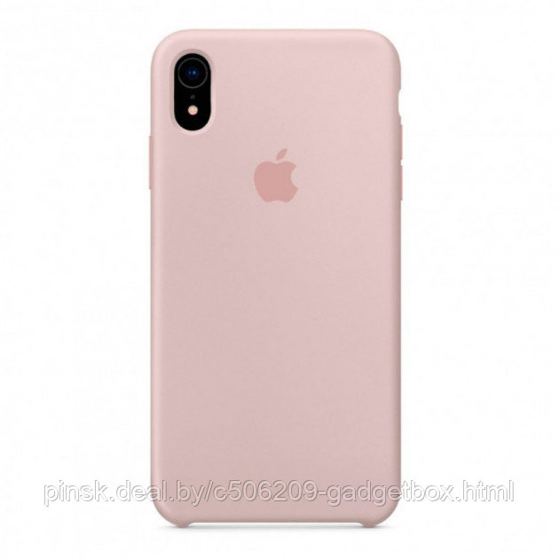 Чехол Silicone Case для Apple iPhone XR, #19 Pink sand (Розовый песок) - фото 1 - id-p146124408