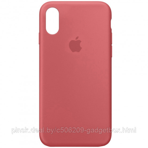 Чехол Silicone Case для Apple iPhone XR, #25 Camellia (Красная роза) - фото 1 - id-p146124414