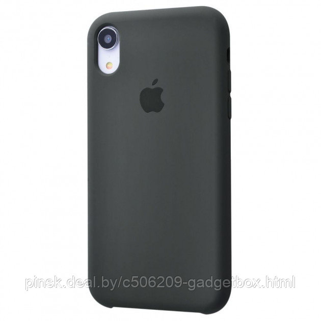 Чехол Silicone Case для Apple iPhone XR, #34 Dark olive (Темно-оливковый) - фото 1 - id-p146124423