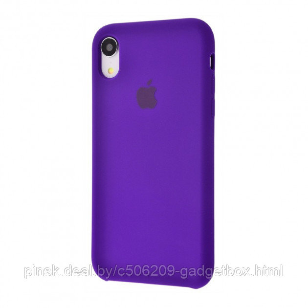 Чехол Silicone Case для Apple iPhone XR, #45 Brinjal (Баклажановый) - фото 1 - id-p146124434