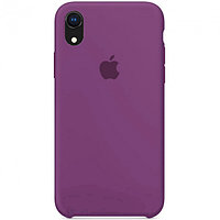 Чехол Silicone Case для Apple iPhone XR, #52 Grape purple (Марсала)