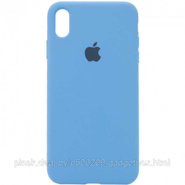 Чехол Silicone Case для Apple iPhone XR, #53 Cornflower (Васильковый) - фото 1 - id-p146124442