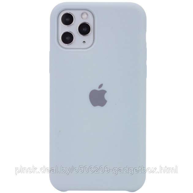 Чехол Silicone Case для Apple iPhone 11, #26 Mist blue (Серый) - фото 1 - id-p146124485
