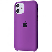 Чехол Silicone Case для Apple iPhone 11, #45 Brinjal (Баклажановый)