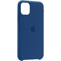 Чехол Silicone Case для Apple iPhone 11, #57 Midnight blue (Синяя сталь)