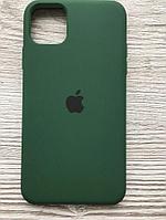 Чехол Silicone Case для Apple iPhone 11, #58 Midnight green (Виридан)