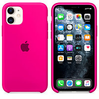 Чехол Silicone Case для Apple iPhone 11 Pro, #47 Barbie pink (Розовый неон)