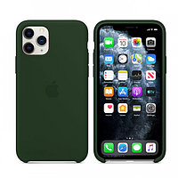 Чехол Silicone Case для Apple iPhone 11 Pro, #48 Dark Green (Темно-зеленый)