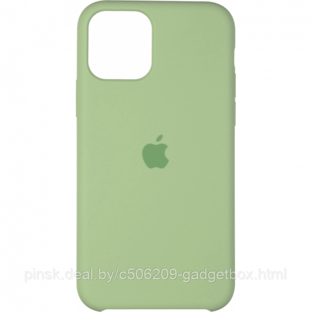 Чехол Silicone Case для Apple iPhone 11 Pro Max, #1 Mint (Зеленая мята) - фото 1 - id-p146124600