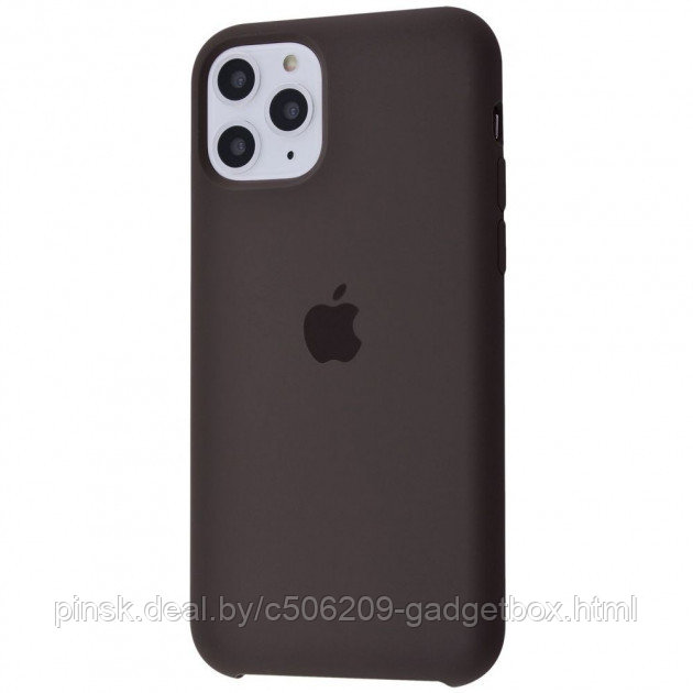Чехол Silicone Case для Apple iPhone 11 Pro Max, #22 Cocoa (Шоколадный) - фото 2 - id-p146124621