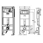 ИНСТАЛЛЯЦИЯ ДЛЯ УНИТАЗА 792824 VIEGA PREVISTA DRY, фото 4