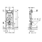 ИНСТАЛЛЯЦИЯ ДЛЯ УНИТАЗА GEBERIT SIGMA PLATTENBAU 111.362.00.5, фото 2