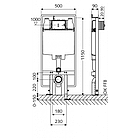 ИНСТАЛЛЯЦИЯ ДЛЯ УНИТАЗА ТОНКАЯ SCHELL MONTUS C90, 030610099, фото 2