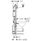 ИНСТАЛЛЯЦИЯ ДЛЯ УНИТАЗА GEBERIT DUOFIX PLATTENBAU 458.125.21.1 С КНОПКОЙ, фото 3