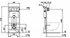 ИНСТАЛЛЯЦИЯ ДЛЯ УНИТАЗА LAUFEN LIS CW2, 112X50X14, 8946610000001, фото 2