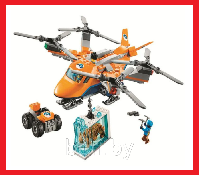 10994 Конструктор Bela "Арктическая экспедиция. Арктический вертолёт", 289 деталей, аналог LEGO City 60193