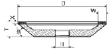 Чашка алмазная 12А2-45 125 10 3 40 32 АС4 125/100 БАЗИС В2-01, фото 7