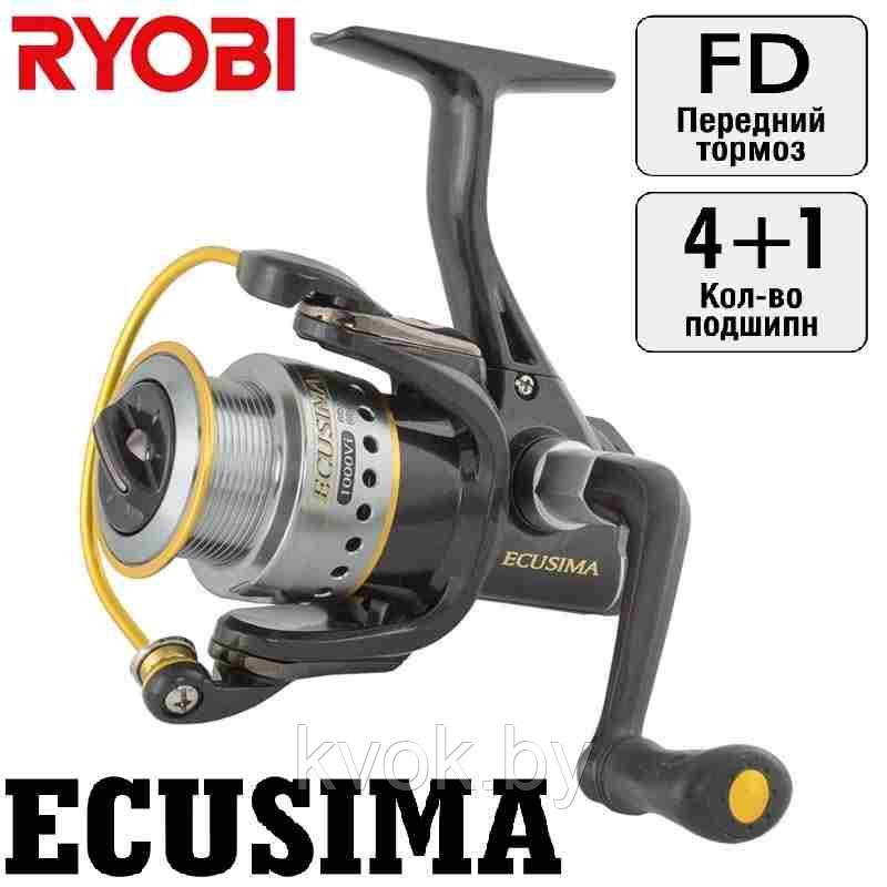 Катушка RYOBI Ecusima 3000 Vi (4+1 подш.): продажа, цена в Минске.  Рыболовные катушки от "KVOK.BY" - 105931078