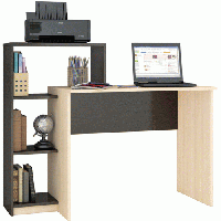Компьютерный стол Текс Квартет-6 + стеллаж + шкаф