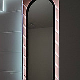 Зеркало капсульной формы " Alba" 40/90 с парящей подсветкой, фото 2
