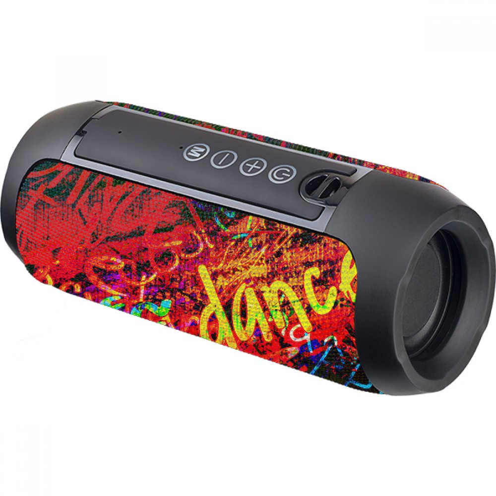 Портативная колонка Perfeo STREET DANCE 10W, Bluetooth, FM, microSD, USB, AUX, TWS, 1200mAh, PF_B4699