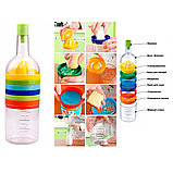 Кухонная бутылка 8 предметов Bin (соковыжималка, терка, открывалка, яйцерезка, сито, воронка, мерный стакан), фото 5