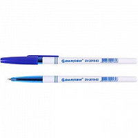 Ручка шариковая синяя "Darvish" DV-019-03 корпус белый