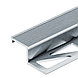Z профиль для плитки на ступени, алюминиевый 10 мм,  серебро матовый 250 см, фото 2