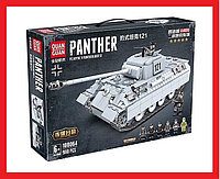 100064 Конструктор Quanguan Танк "Пантера" «Panther», 990 деталей, аналог LEGO (Лего)