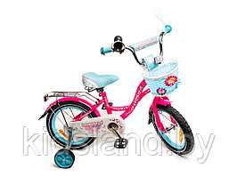 Детский велосипед Favorit Butterfly 16" розово-голубой