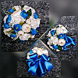 Свадебный набор "Пионы" в синем цвете (mini), фото 3