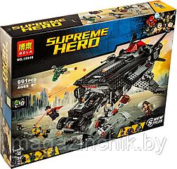 Конструктор Лига Справедливости Нападение с воздуха, Bela 10846 аналог Лего Супергерои 76087