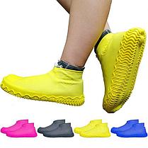 Водонепроницаемые бахилы от дождя Waterproof Silicone Shoe Cover, фото 3
