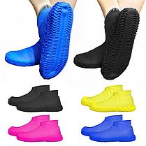 Водонепроницаемые бахилы от дождя Waterproof Silicone Shoe Cover, фото 3