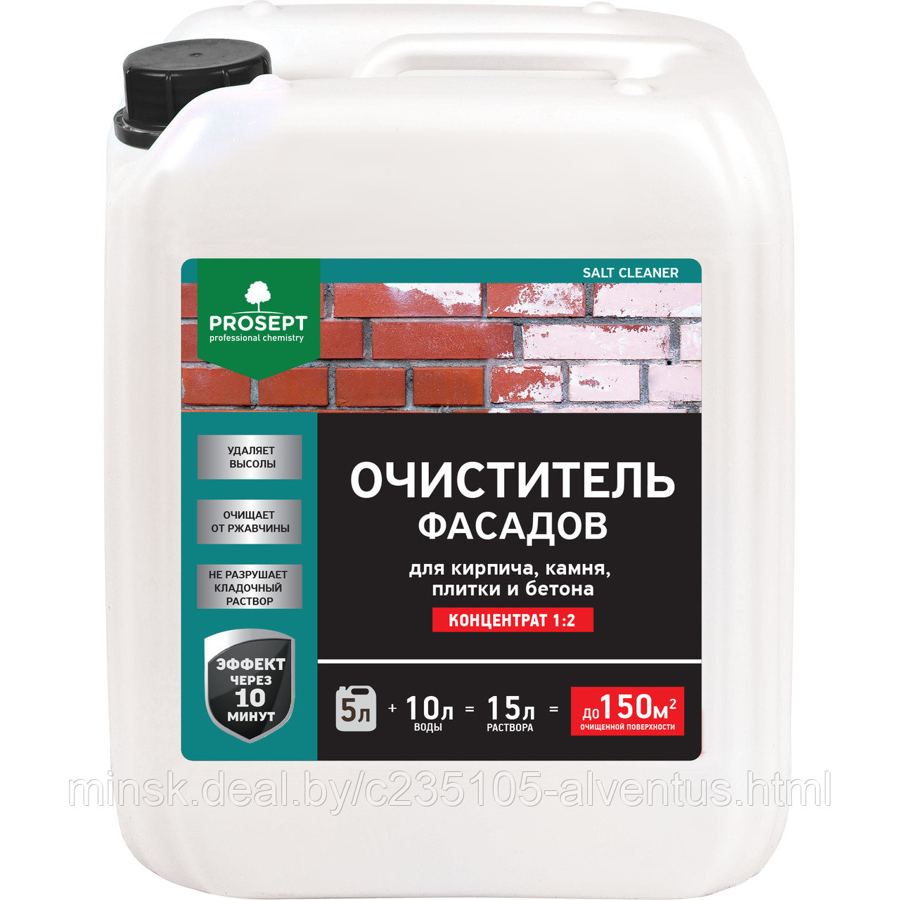 Удалитель высолов (универсальный) Просепт Салт Клинер,5л.РФ