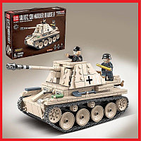 100083 Конструктор Quanguan "Немецкая противотанковая САУ" Marder III, 608 деталей, аналог LEGO