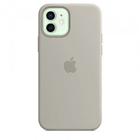 Чехол Silicone Case для Apple iPhone 12 Mini, #11 Stone (Светло-серый)