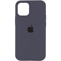 Чехол Silicone Case для Apple iPhone 12 Mini, #15 Dark Gray (Темно-серый)